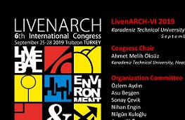 LIVENARCH-VI: 6. Uluslararası Yaşanabilir Çevreler ve Mimarlık Kongresi Duyurusu